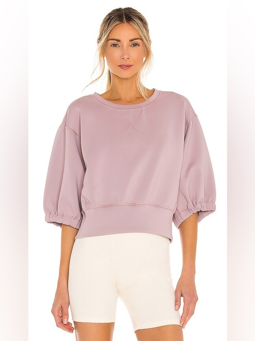 Free People Lead The Pack Layer Top In Moon Light Mauve